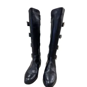 Michael Kors Womens Black Leather Knee High Boots 7M SKU 7167 thumbnail 7