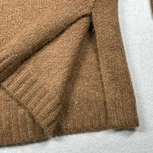 Z Supply Women’s V-Neck Knit Sweater Top Brown Size Large thumbnail 4