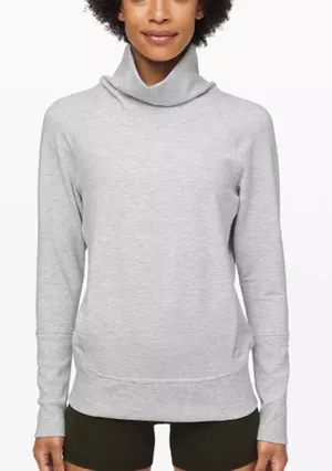 Lululemon Turtleneck Sweatshirt High Lines Pullover Size 8 thumbnail 1