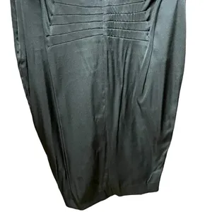 Retrofête Caye Hi-Low Silk Skirt in‎ Black Size XS thumbnail 8