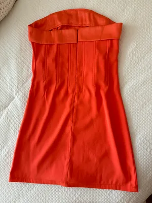 Rock n rags Orange Mini Dress thumbnail 3