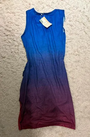 Amazon Casual Crewneck Bodycon Tank Dress Cutout Twist Slim Wrap Club Party Evening Dresses thumbnail 5