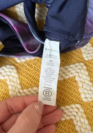 Athleta Galaxy Print Sports Bra thumbnail 9