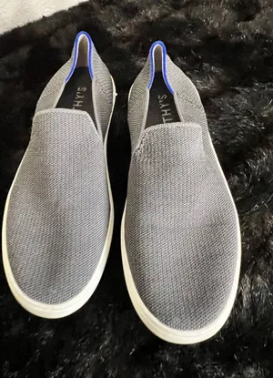 Rothy's The Original Slip On Sneaker Anchor Textile Blue grey Women’s US 8.5 thumbnail 1