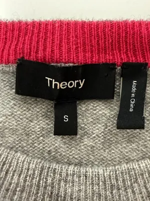 Theory Crewneck Sweater in Feather Cashmere thumbnail 10