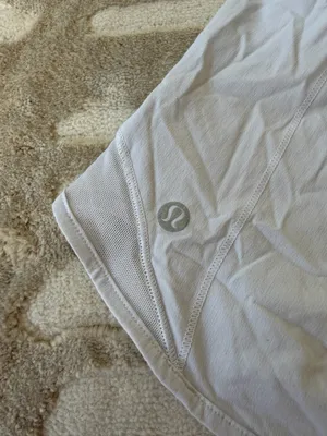 Lululemon White Shorts 4  thumbnail 3