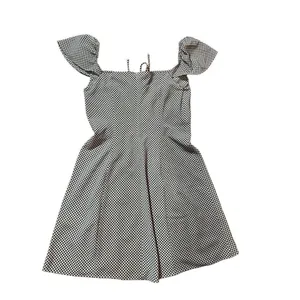 Levi’s Misha Flutter Sleeve Dress in Baby Check Sunny Cream Sz XL‎ thumbnail 4
