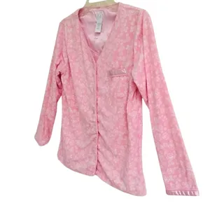 American‎ Eagle Aria pink fleece pajama set Women's S thumbnail 3