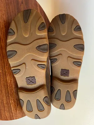Tony Lama TLC Brown and Tan Striped Slip-On Loafers with flag size8 thumbnail 5