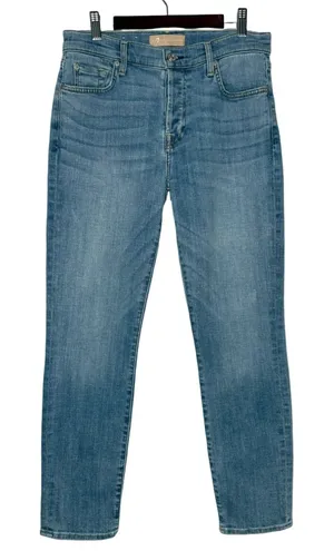 7 For All Mankind Josefina Skinny Boyfriend Jeans Medium Wash Size 27 Button Fly thumbnail 1