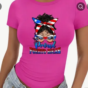 Proud Puerto Rican women‎ T-shirt thumbnail 4