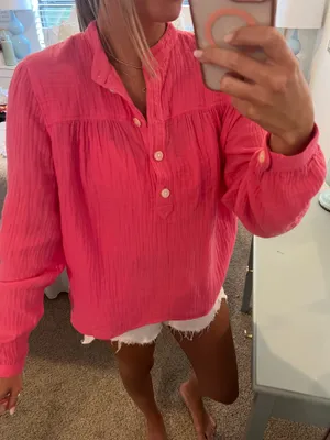 J crew pink blouse   thumbnail 2