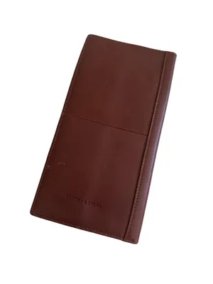 CUTTER & BUCK Tan Brown Leather Bound BB&T Lined Receipt Book thumbnail 8