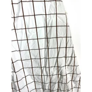Madewell White Grid Sleeveless Tunic‎ Shirt Dress Women's size XS pockets thumbnail 5