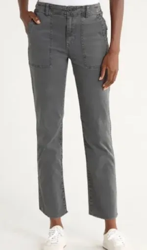 Madewell Slim Straight Utility Pant Gray Womens 31 thumbnail 1