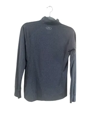 Women's Under Armour Long Sleeve 1/4 Zip Pullover Grey Size M thumbnail 3