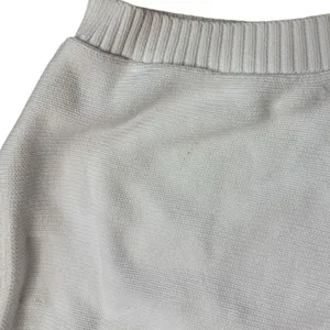 TNA Aritzia Cropped Marcy Vneck Vest White Knit Large thumbnail 8