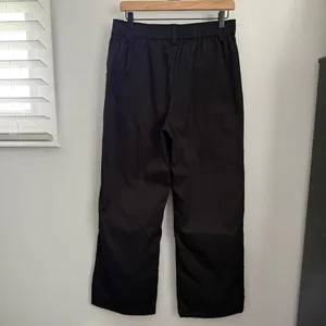 Halara Medium NEW Wide Leg Black Pants Office Business Casual Minimal Work thumbnail 2