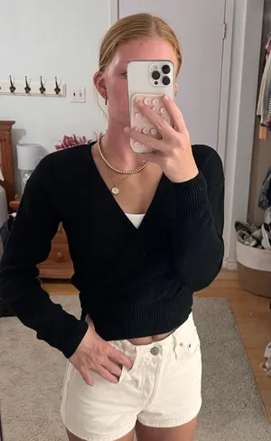 Boutique Black Sweater Knit thumbnail 1