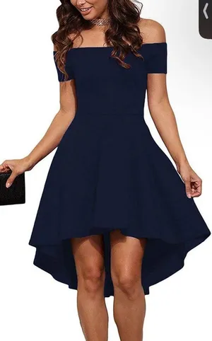 Amazon Homecoming Dress Navy Blue Large thumbnail 1