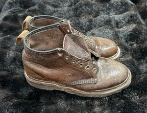 Dr Martens made in england Vintage Lace Up Brown Boots 9 thumbnail 1