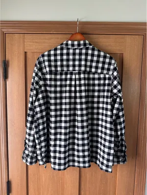 Carhartt Women’s Rugged Flex Loose Midweight Flannel Long Sleeve Plaid Shirt XL thumbnail 6