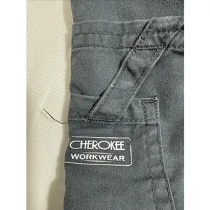 Cherokee Workwear Scrub Pants Grey Women's Tall 30" Inseam 28" Waist Drawstring thumbnail 12