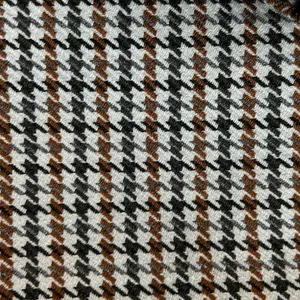 H&M Blazer Jacket Houndstooth Brown Fitted 1 Button Academia Small Fall $49 thumbnail 3