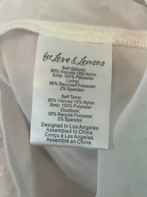 For Love And Lemons Libby White Eyelet Mini Dress Size Medium thumbnail 8
