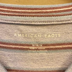 American Eagle Striped Soft‎ lightweight Sweater Purple medium thumbnail 3