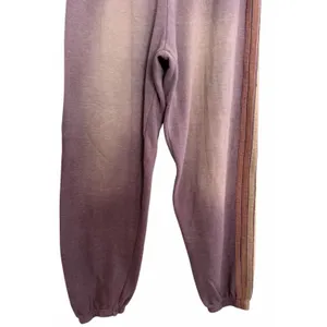 Aviator Nation 5 Stripe Sweatpants Faded Mocha Women's Size X-Large thumbnail 6