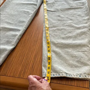 Zara Denim Wide-Leg Pants thumbnail 6