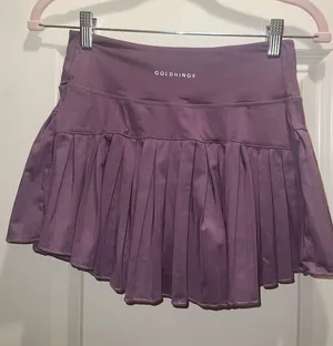 Gold Hinge Skirt Pleated Tennis thumbnail 1