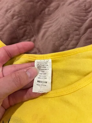 Vegas Girl Yellow Graphic hrs Tee thumbnail 3