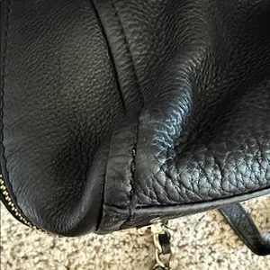 EUC Kate Spade Black Leather Expandable Shoulder Bag thumbnail 12