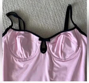 KATE SPADE Pink Underwire One Piece Lined Swimsuit XL thumbnail 5