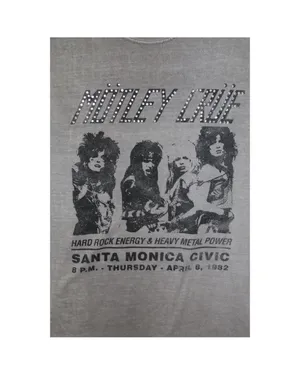 Motley Crue Santa Monica Vintage T-shirt thumbnail 7