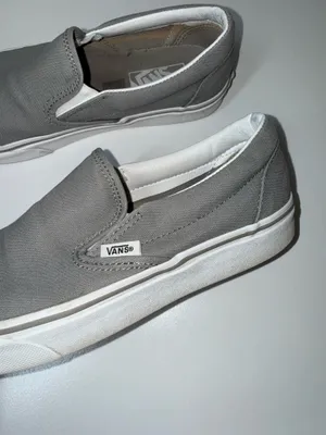 Vans Asher Charcoal Gray Slip On Classic Sneakers thumbnail 6