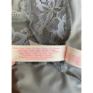 Lingerie Victoria’s Secret Gray Lavender Lace Babydoll Chemise Nightgown S thumbnail 7