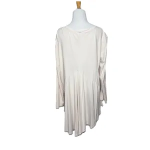 Free People Movement Lay-Up Cutout Long Sleeve Tee Light Pink Sz Medium Womens thumbnail 3