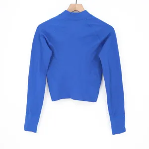 DSG Womens Momentum Seamless 1/4 Zip Pullover Royal Blue Size S thumbnail 6