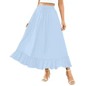 NWT Light Blue Maxi Skirt thumbnail 1