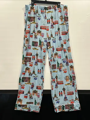 Beauty Sleep Social Eloise Cozy Pajama Set 2pc NEW Holiday Hopping XXL thumbnail 8