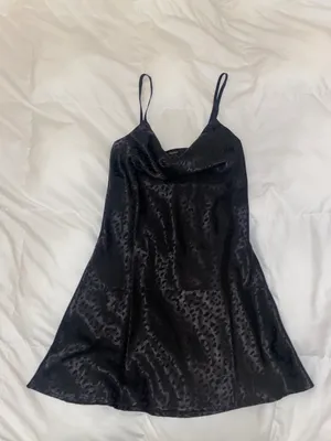 Forever 21 Black Slip Dress thumbnail 3