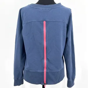 Retro 90s Inspired Athleisure Pullover Sweatshirt Puma Hot Pink Zip Blue Small‎ thumbnail 2
