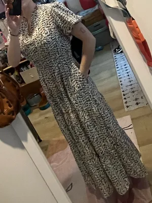 Amazon Fashion Dress Summer Maxi V-Neck Casual thumbnail 2