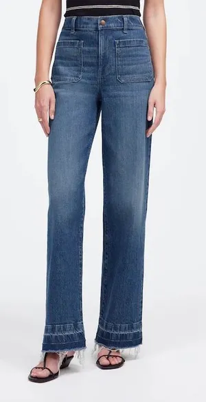 Madewell High-Rise Wide-Leg Emmett Pants thumbnail 1