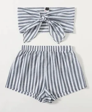 Crop top And shorts Set Multi Size M thumbnail 1