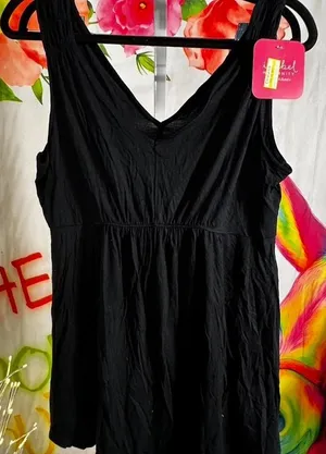 T235. Black Isabel Maternity tank top Size M thumbnail 1