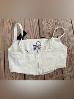 Hype and Vice Philadelphia 76ers Corset Top Size XL NWT thumbnail 5
